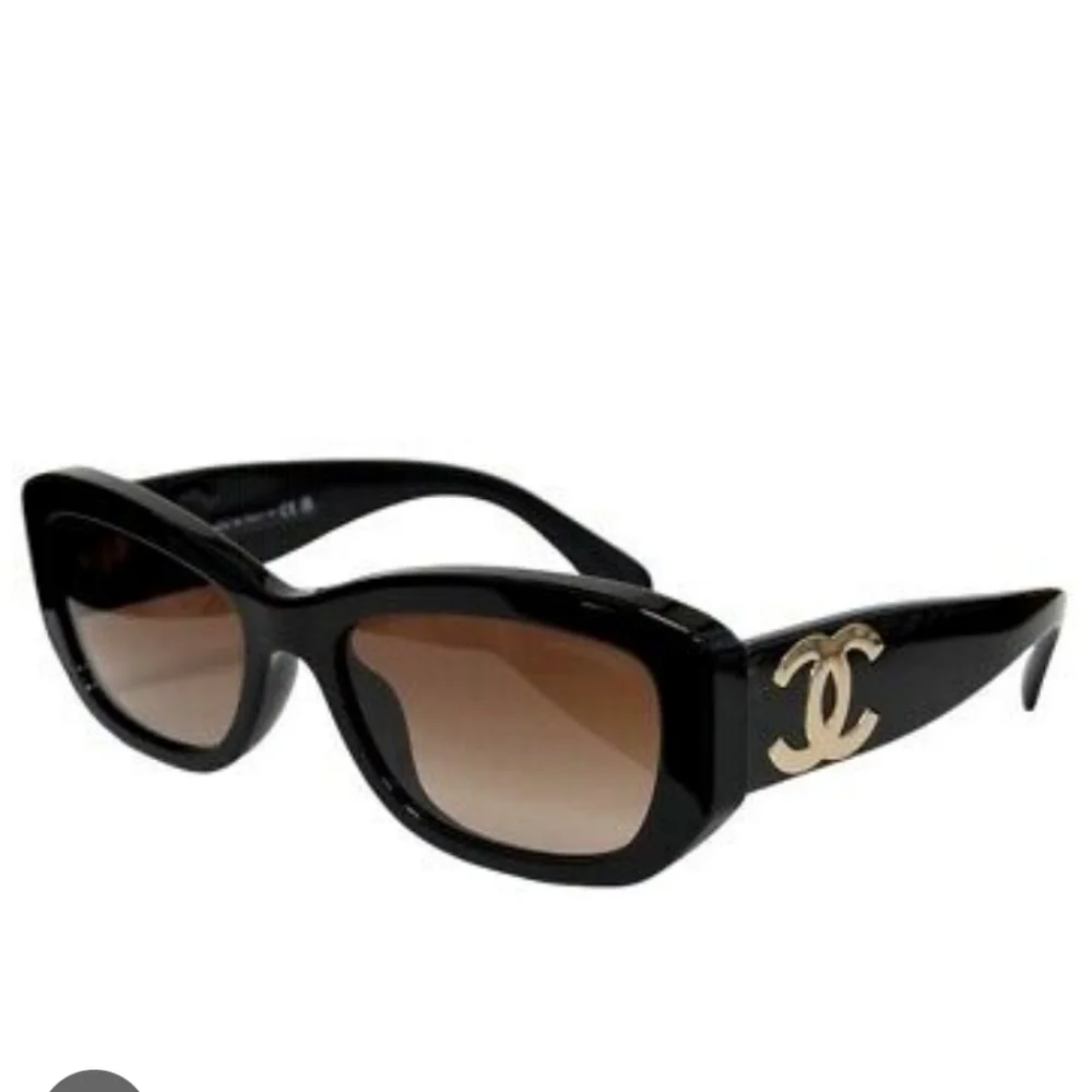 Chanel 5493-A C622/S5 Women's Black/Brown Gradient Sunglasses - Picture 3 of 16
